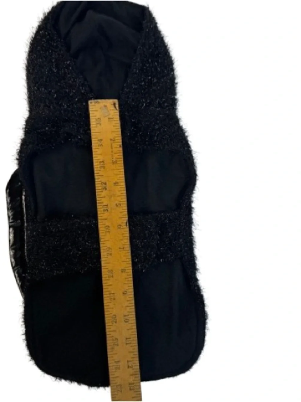Black Fuzzy Bat Costume for Dog